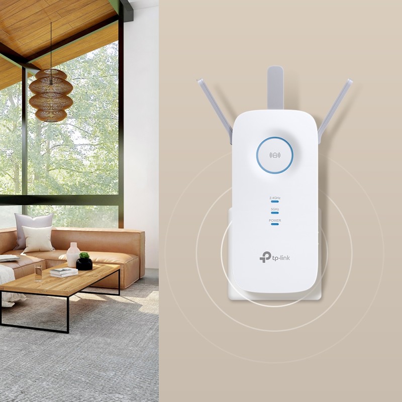 RANGE EXTENDER TP-LINK wireless 1900Mbps, 1 port Gigabit, 3 antene externe, dual band AC1900, 2.4GHz & 5GHz 