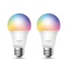 BEC LED wireless TP-LINK, 800lm, 8.7W, E27, intens reglabila, ctr prin smartph.cu apl.Tapo, ajustare auto a luminii in fct. de mom zilei- diferite culori 