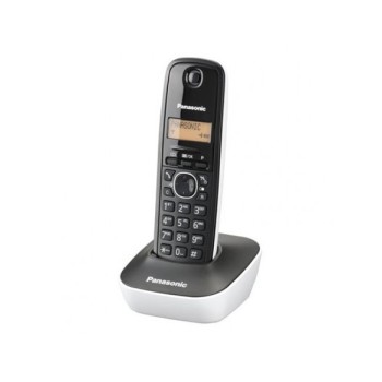 Telefon DECT alb/negru, KX-TG1611FXW, Panasonic, 