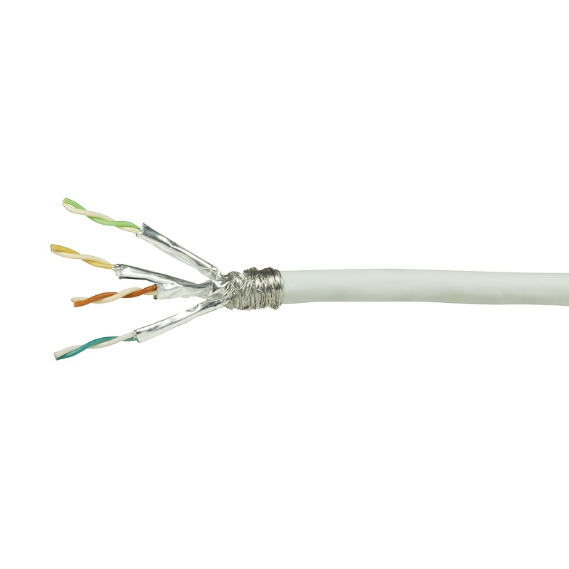 ROLA CABLU S/FTP LOGILINK Cat6,  cupru-aluminiu,100 m, alb, AWG23, dublu ecranat 