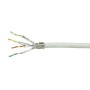 ROLA CABLU S/FTP LOGILINK Cat6,  cupru-aluminiu,100 m, alb, AWG23, dublu ecranat 