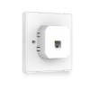 ACCESS POINT TP-LINK wall-plate, wireless 1200Mbps, 2 x Gigabit port, 2 antene interne, alimentare PoE, montare in perete 