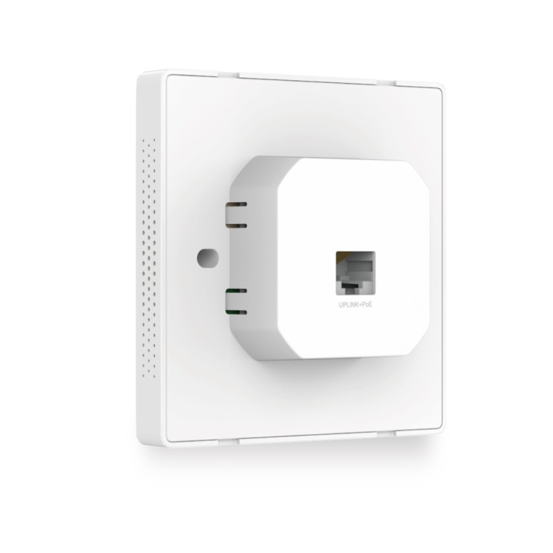 ACCESS POINT TP-LINK wall-plate, wireless 1200Mbps, 2 x Gigabit port, 2 antene interne, alimentare PoE, montare in perete 