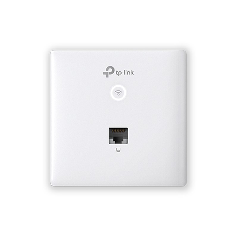 ACCESS POINT TP-LINK wall-plate, wireless 1200Mbps, 2 x Gigabit port, 2 antene interne, alimentare PoE, montare in perete 