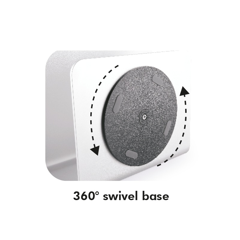 SUPORT de birou LOGILINK pt. notebook, rotatie 360gradei, design ventilat, suporta dimensiuni 11-17