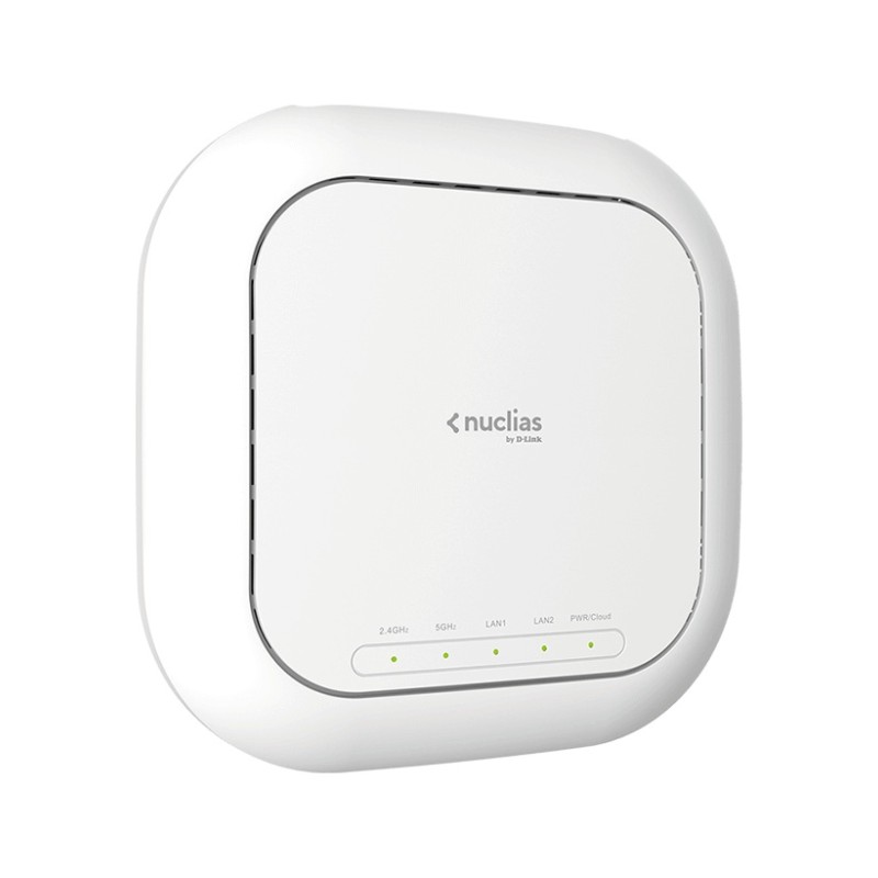 ACCESS POINT D-LINK wireless 1900Mbps dual band, Nuclias Cloud-Managed AC1900 Wave 2, 2 x 10/100/1000 Mbps RJ45, IEEE802.3at PoE, 