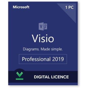 Visio Pro 2019 Win English Medialess, 