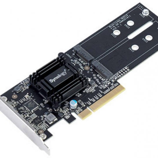 Card PCI-E, adaptor M.2 Synology, intern, PCI-E la M.2 slot x 2, 