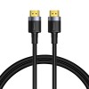 CABLU video Baseus Cafule, HDMI (T) la HDMI (T), rezolutie maxima 4K UHD (3840 x 2160) la 60 Hz, conectori auriti, 2m, negru 