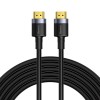 CABLU video Baseus Cafule, HDMI (T) la HDMI (T), rezolutie maxima 4K UHD (3840 x 2160) la 60 Hz, conectori auriti, 5m, negru 