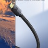 CABLU video Baseus High Definition, HDMI (T) la HDMI (T), versiunea 2.1, rezolutie maxima 8K UHD (7680 x 4320) la 60 Hz, conectori auriti, 2m, negru 