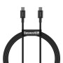 CABLU alimentare si date Baseus Superior, Fast Charging Data Cable pt. smartphone, USB Type-C la USB Type-C 100W, 1m, negru 