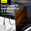 CABLU alimentare si date Baseus Superior, Fast Charging Data Cable pt. smartphone, USB Type-C la USB Type-C 100W, 2m, alb 