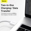 CABLU alimentare si date Baseus Superior, Fast Charging Data Cable pt. smartphone, USB la Lightning Iphone 2.4A, 0.25m, alb 