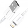 CABLU alimentare si date Baseus Superior, Fast Charging Data Cable pt. smartphone, USB la Lightning Iphone 2.4A, 2m, alb 
