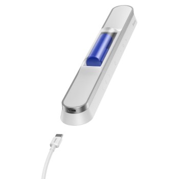 LAMPA BIROU LED Baseus, pentru citit cu suport magnetic, acumulator 1800mAh, putere 5W, temperatura culoare 3000k-5000k, alb 
