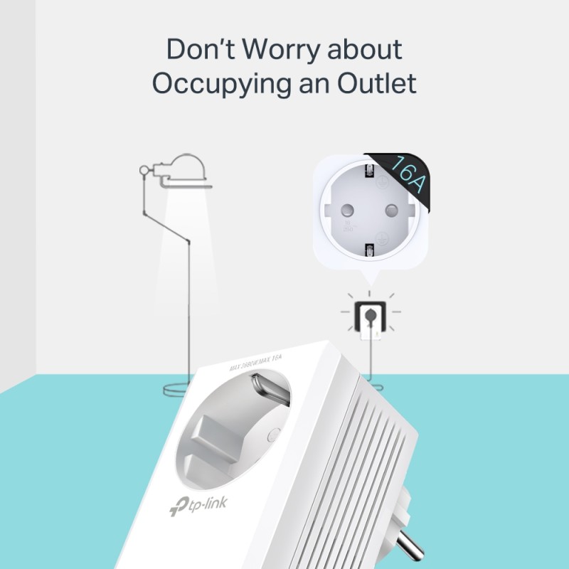 KIT ADAPTOR + Amplificator POWERLINE TP-Link, AC1200 dual band 802.11ac Wi-Fi, Gigabit Ethernet Port, 