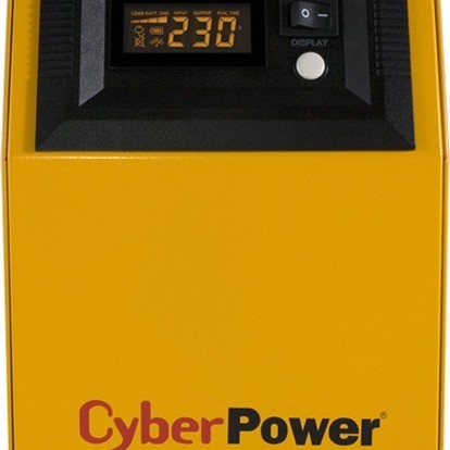 UPS CYBER POWER Inverter (pt. motoare, pompe etc.), Sinusoida Pura, LCD, 1000VA/700W, AVR, 2x Shucko, fara baterie, functioneaza cu baterie de 12V, 