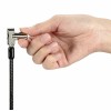 CABLU securitate KENSINGTON pt. notebook 3-in-1 slot standard / Nano / Wedge, cheie standard,conectare one-click,1.8m,cab otel carbon,permite pivotare si rotire, 