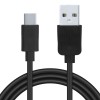 CABLU alimentare si date SPACER, pt. smartphone, USB 2.0 (T) la Type-C(T), PVC,2.1,Retail pack, 1.8m, black, 