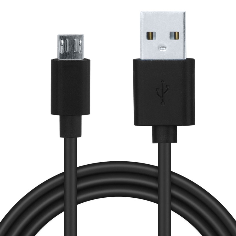 CABLU alimentare si date SPACER, pt. smartphone, USB 2.0 (T) la Micro-USB 2.0 (T), PVC, bulk, 1.8m, negru 