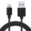 CABLU alimentare si date SPACER, pt. smartphone, USB 2.0 (T) la Lightning (T), pentru Iphone,PVC,Retail pack, 1m, black,  