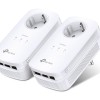 KIT ADAPTOR POWERLINE TP-LINK tehnologie AV2, AV1300, pana la 1300Mbps, 3 porturi Gigabit, priza AC, 2 buc. 