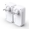 KIT ADAPTOR POWERLINE TP-LINK tehnologie AV2, AV1300, pana la 1300Mbps, 3 porturi Gigabit, priza AC, 2 buc. 