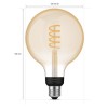 BEC smart LED Philips, soclu E27, putere 7W, forma clasic, lumina toate nuantele de alb, alimentare 220 - 240 V, 