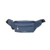 BORSETA Iggy, polyester,1 bretea, 1 compartiment principal,1 compartiment frontal, 38x16x6.5cm, albastru 