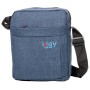 GEANTA CROSSBODY Iggy,1 bretea, 1 compartiment principal,1 compartiment frontal, 21x26x5.6cm, polyester,albastru 