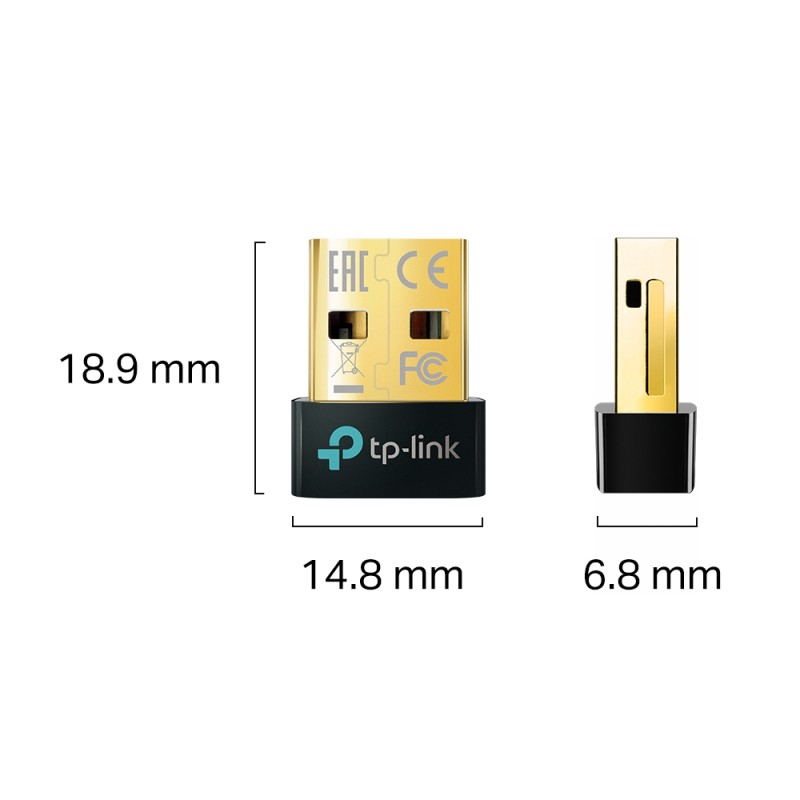 ADAPTOARE  Bluetooth TP-Link, conectare prin USB 2.0, distanta 10 m (pana la), Bluetooth v5.0, antena interna, 