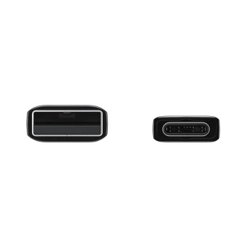 CABLU alimentare si date smartphone Samsung, USB 2.0 (T) la Micro-USB (T) | USB Type-C, cauciuc, lungime 1.5 m, alb, 