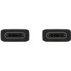 CABLU alimentare si date smartphone Samsung, USB Type-C (T) la USB Type-C (T), cauciuc, lungime 1 m, negru, 