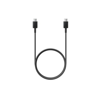 CABLU alimentare si date smartphone Samsung, USB Type-C (T) la USB Type-C (T), cauciuc, lungime 1 m, negru, 