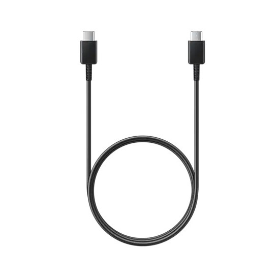 CABLU alimentare si date smartphone Samsung, USB Type-C (T) la USB Type-C (T), cauciuc, lungime 1 m, negru, 