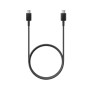CABLU alimentare si date smartphone Samsung, USB Type-C (T) la USB Type-C (T), cauciuc, lungime 1 m, negru, 
