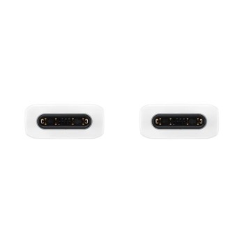 CABLU alimentare smartphone Samsung, USB Type-C (T) la USB Type-C (T), cauciuc, lungime 1 m, alb, 