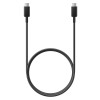 CABLU alimentare smartphone Samsung, USB Type-C (T) la USB Type-C (T), cauciuc, lungime 1 m, negru, 