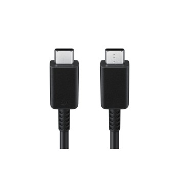 CABLU alimentare smartphone Samsung, USB Type-C (T) la USB Type-C (T), cauciuc, lungime 1 m, negru, 