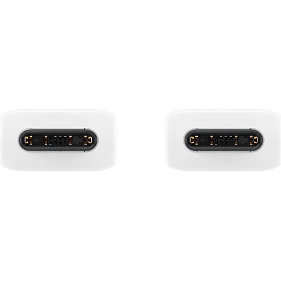 CABLU alimentare smartphone Samsung, USB Type-C (T) la USB Type-C (T), cauciuc, lungime 1 m, alb, 