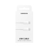 CABLU alimentare smartphone Samsung, USB Type-C (T) la USB Type-C (T), cauciuc, lungime 1 m, alb, 