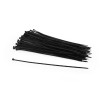 TILE prindere cablu GEMBIRD, 100pcs., 250*3.6 mm, din Nylon, rezistent UV, black, 