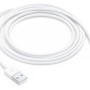 CABLU alimentare si date smartphone Apple, Lightning (T) la USB 2.0 (T), cauciuc, lungime 2 m, alb, 