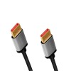 CABLU video LOGILINK, DisplayPort (T) la DisplayPort (T) 1.4, 2m, conectori auriti, rezolutie maxima 8K (7680 x 4320) la 60 Hz, aluminiu, negru, 