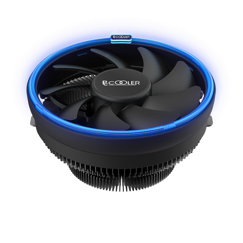 COOLER  PCCOOLER, skt. universal, racire cu aer, vent. 120 mm x 1, 1800 rpm, blue LED 