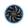 COOLER  PCCOOLER, skt. universal, racire cu aer, vent. 120 mm x 1, 1800 rpm, blue LED 