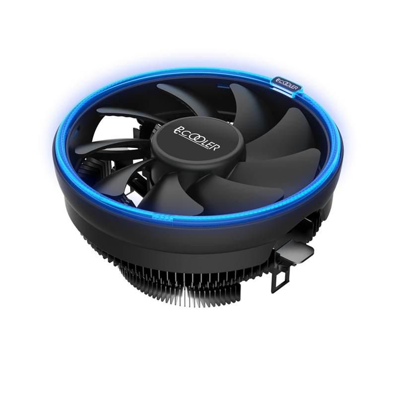 COOLER  PCCOOLER, skt. universal, racire cu aer, vent. 120 mm x 1, 1800 rpm, blue LED 