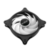 VENTILATOR PCCOOLER PC 120x120x25 mm, RGB LED fix, 3 PIN, Hydro Bearing, fixed LED RGB, 1 buc. in pachet 