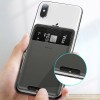 PORTCARD silicon Baseus, compatibil cu majoritatea telefoanelor de pe piata, atat timp cat telefonul este mai lat de 62 mm si mai lung de 95mm, gri deschis 